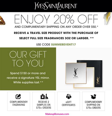 ysl libre discount|ysl promo code 2024.